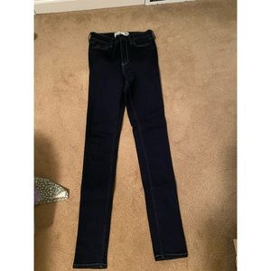 A&F Super Skinny High Rise Jeans